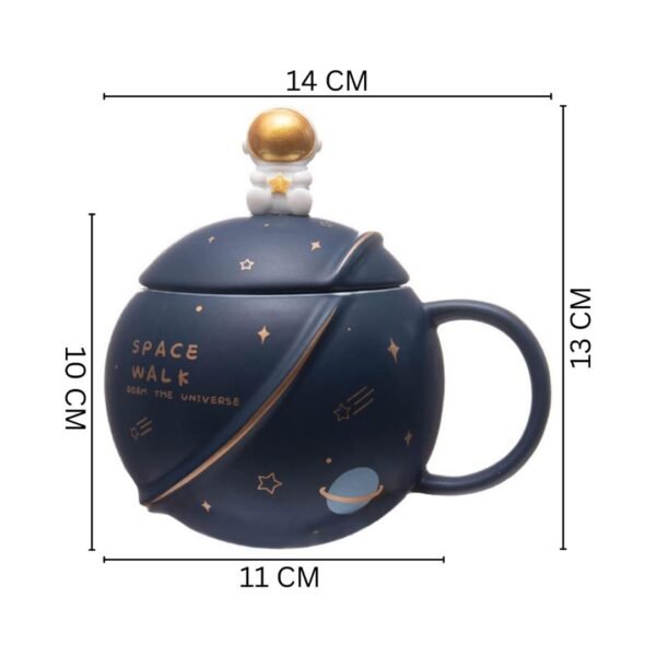 Astronaut Planet Coffee Mug with 3D Creative Space - Image 4